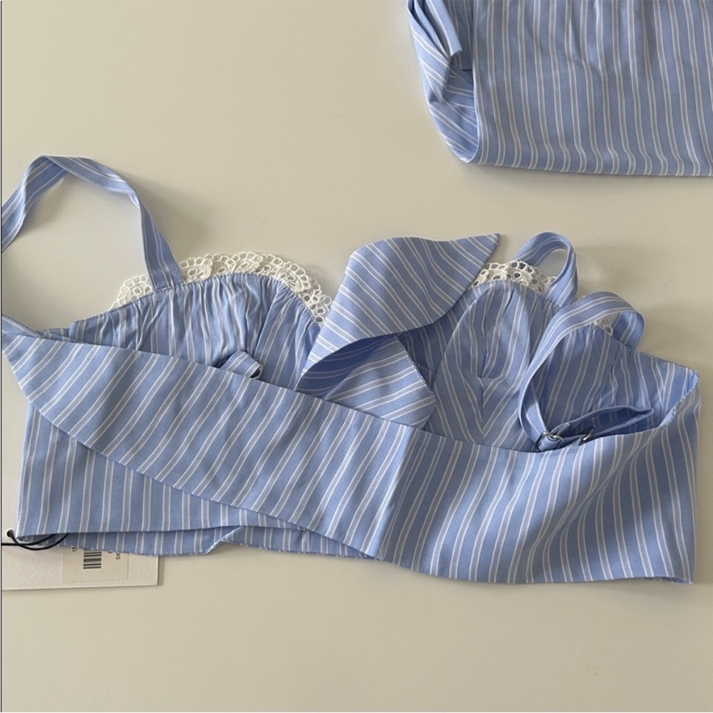 NWT • Pippa 2 piece set in sky blue stripe - size 6 - Picture 6 of 10